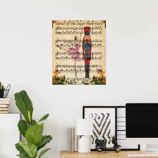 Christmas Nutcracker Ballet Poster (Heimbüro)