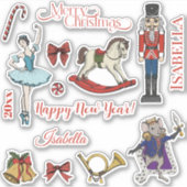 Christmas Nutcracker Ballet Sticker Sheet (Vorderseite)
