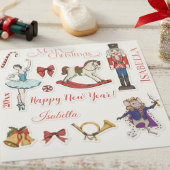 Christmas Nutcracker Ballet Sticker Sheet