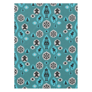 Christmas Nutcracker Baubles Tischdecke