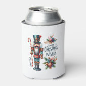 Christmas Nutcracker Candy Cane Weihnachtswünsche Dosenkühler (Kanne Vorderseite)