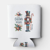 Christmas Nutcracker Candy Cane Weihnachtswünsche Dosenkühler (Rückseite)