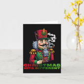 Christmas Nutcracker Christmas Hits Different Karte (Gelbe Blume)