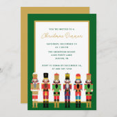 CHRISTMAS NUTCRACKER EINLADUNG (Vorne/Hinten)