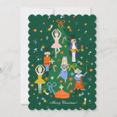 Christmas Nutcracker Feiertagskarte (Vorderseite)