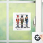 Christmas Nutcracker Fensteraufkleber (Zuhause)