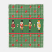 Christmas Nutcracker Fleece Blanket (Vorderseite)