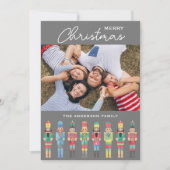 CHRISTMAS NUTCRACKER FOTO GREETKARTE EINLADUNG (Vorderseite)