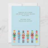 CHRISTMAS NUTCRACKER FOTO GREETKARTE EINLADUNG (Rückseite)