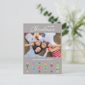 CHRISTMAS NUTCRACKER-FOTO POSTKARTE (Stehend Vorderseite)