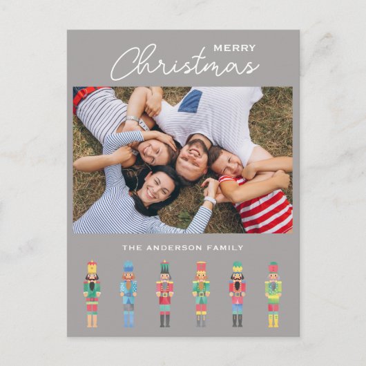 CHRISTMAS NUTCRACKER-FOTO POSTKARTE (Vorderseite)