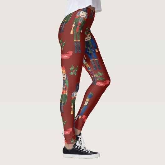 Christmas Nutcracker Funny Soldier Leggings (Rechts)
