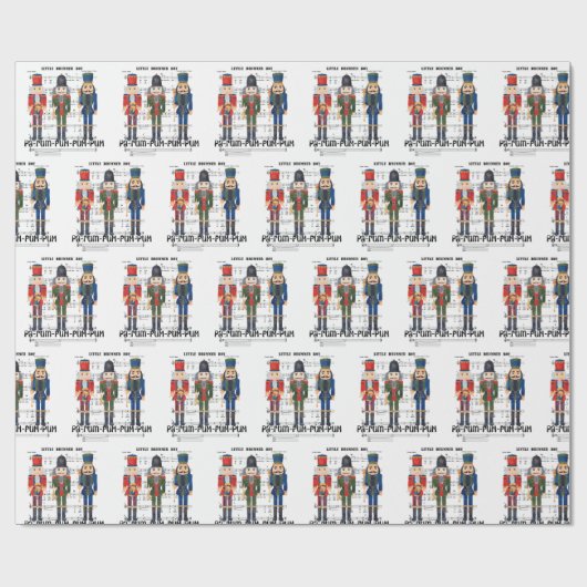 Christmas Nutcracker Geschenkpapier (Flach)