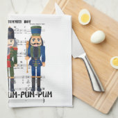 Christmas Nutcracker Geschirrtuch (Viertel Falte)