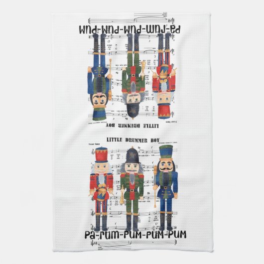 Christmas Nutcracker Geschirrtuch (Vertikal)