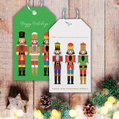 CHRISTMAS NUTCRACKER GIFT STICKER GESCHENKANHÄNGER