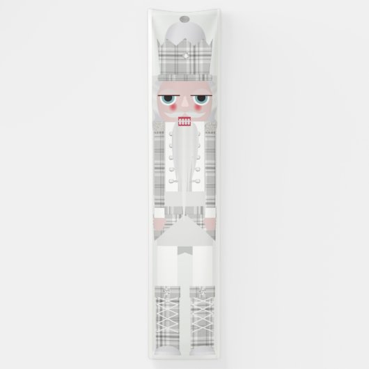 Christmas Nutcracker Gray Banner (Vertikal)