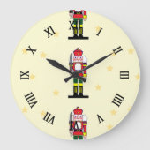 Christmas nutcracker große wanduhr (Vorderseite)