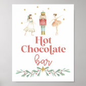 Christmas Nutcracker Hot Chocolate Bar Poster (Vorne)