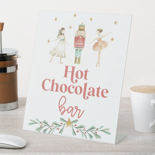 Christmas Nutcracker Hot Chocolate Bar Sockelschild (In Situ)