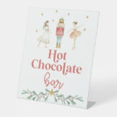 Christmas Nutcracker Hot Chocolate Bar Sockelschild (Vorderseite)