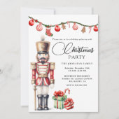 Christmas Nutcracker Isolated Einladung (Vorderseite)