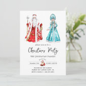 Christmas Nutcracker Isolated Einladung (Stehend Vorderseite)