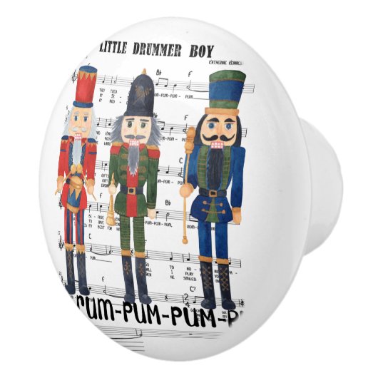 Christmas Nutcracker Keramikknauf (Rechts)