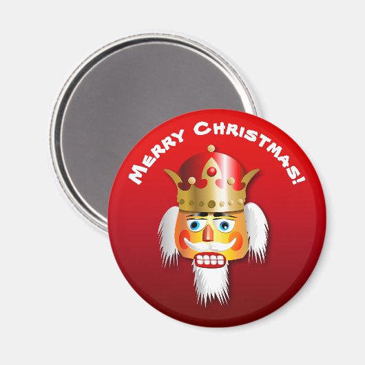 Christmas Nutcracker King Magnet (Vorderseite/Rückseite)