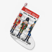 Christmas Nutcracker Kleiner Weihnachtsstrumpf (Vorderansicht (hängend))