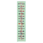 Christmas Nutcracker Kurz Table Runner Kurzer Tischläufer (Vorderseite)