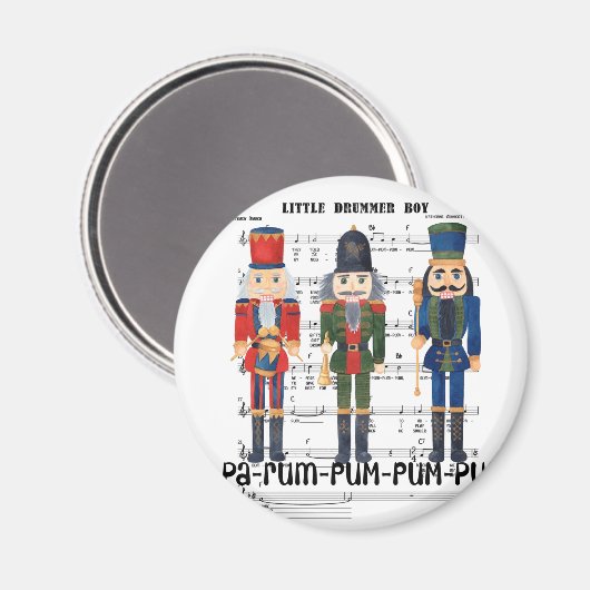 Christmas Nutcracker Magnet (Vorderseite/Rückseite)