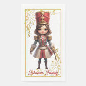 Christmas Nutcracker Paper Napkin Serviette (Vorderseite)