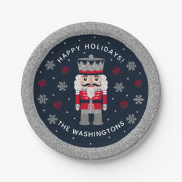 Christmas Nutcracker Party Plate Pappteller