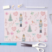 Christmas Nutcracker Pink Pastor Wasserfarbe Seidenpapier (Handwerk)