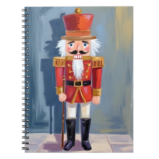Christmas Nutcracker | Red Soldier Watercolor Notizblock (Vorderseite)