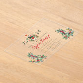 Christmas Nutcracker Script Open House Acryleinladungen (Ablage )