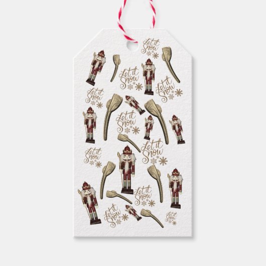 Christmas Nutcracker Soldier Nuts Geschenkanhänger (Vorderseite)