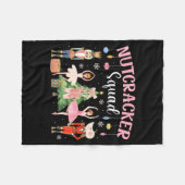 Christmas Nutcracker Squad Ballet Dance Women Kids Fleecedecke (Vorderseite (Horizontal))