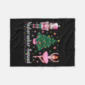 Christmas Nutcracker Squad Ballet Dance Women Kids Fleecedecke (Vorderseite (Horizontal))