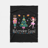 Christmas Nutcracker Squad Ballet Dance Women Kids Fleecedecke (Vorderseite)