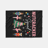 Christmas Nutcracker Squad Ballet Dance Women Kids Fleecedecke (Vorderseite (Horizontal))