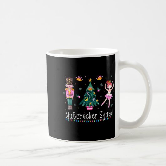 Christmas Nutcracker Squad Ballet Dance Women Kids Kaffeetasse (Rechts)