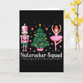 Christmas Nutcracker Squad Ballet Dance Women Kids Karte (Gelbe Blume)