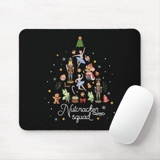 Christmas Nutcracker Squad Ballet Dance Women Kids Mousepad (Mit Mouse)