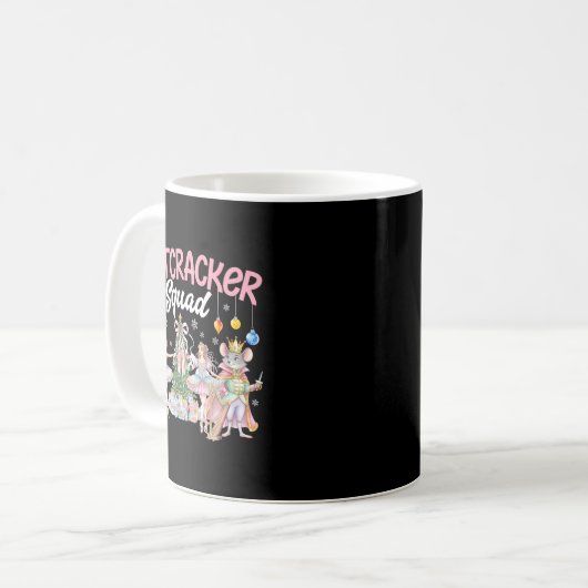 Christmas Nutcracker Squad Ballet Family Matching  Kaffeetasse (Vorderseite Links)