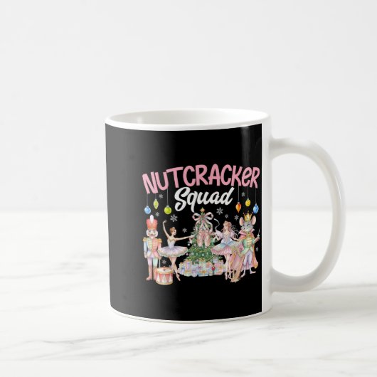 Christmas Nutcracker Squad Ballet Family Matching Kaffeetasse (Rechts)