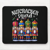 Christmas Nutcracker Squad Pajama Winter Holiday T Mousepad (Vorne)