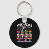 Christmas Nutcracker Squad Pajama Winter Holiday T Schlüsselanhänger (Vorderseite)