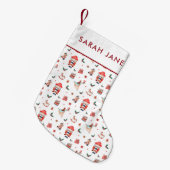 Christmas Nutcracker-Strumpf Kleiner Weihnachtsstrumpf (Vorderansicht (hängend))